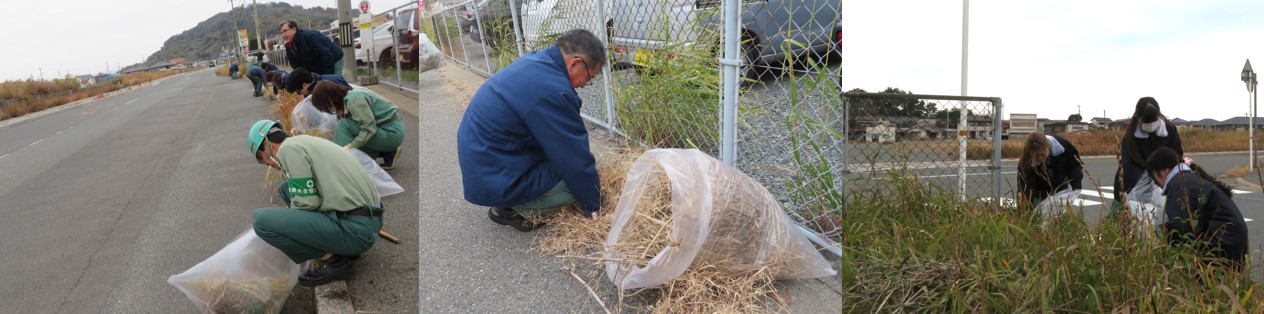 清掃作業の様子